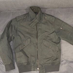 H&M Dark Green Military Jacket